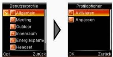 Simvalley SX-325 - - Benutzerprofile aktivieren - 1