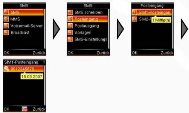 Simvalley SX-325 - - Das SMS-Service-Center - 11