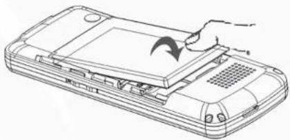 Simvalley SX-325 - • SIM-Karte und Akku einlegen - 4