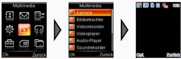 Simvalley SX-325 - - Kamera starten - 1