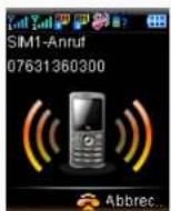 Simvalley SX-325 - - Einen Gesprächspartner anrufen - 2