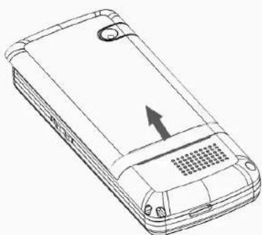 Simvalley SX-325 - • SIM-Karte und Akku einlegen - 1