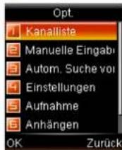 Simvalley SX-325 - - Kanalliste verwalten - 1