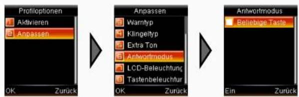 Simvalley SX-325 - • mp3-Dateien als Klingelton - 14