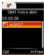 Simvalley SX-325 - - Den Lautsprecher ein-/ausschalten (Freisprechen) - 1