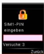 Simvalley SX-325 - • Die SIM-Codeabfrage aktivieren/deaktiveren - 5
