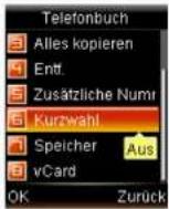Simvalley SX-325 - - Kurzwahleinstellungen - 2