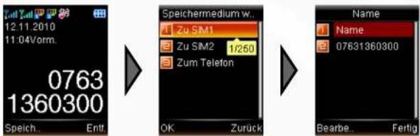 Simvalley SX-325 - - Einen Eintrag neu erstellen - 2