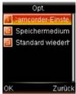 Simvalley SX-325 - - Optionsmenü - 1