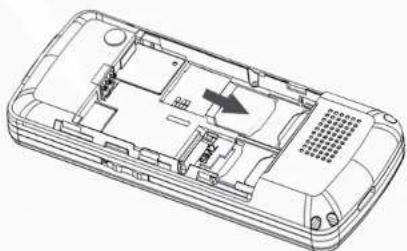 Simvalley SX-325 - • SIM-Karte und Akku einlegen - 2