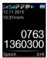 Simvalley SX-325 - - Einen Gesprächspartner anrufen - 1