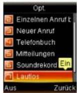 Simvalley SX-325 - - Einen Anruf stumm schalten - 4