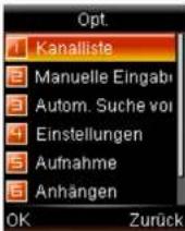 Simvalley SX-325 - - Optionsmenü - 1