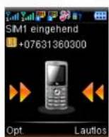 Simvalley SX-325 - - Einen Anruf entgegennehmen - 1