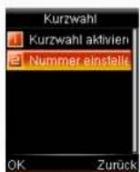 Simvalley SX-325 - - Kontakte einer Kurzwahlnummer zuweisen - 3