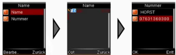 Simvalley SX-325 - - Einen Eintrag neu erstellen - 1