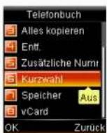Simvalley SX-325 - - Kontakte einer Kurzwahlnummer zuweisen - 2