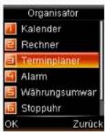 Simvalley SX-325 - - Terminplaner starten - 2