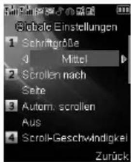 Simvalley SX-340 - Optionsmenüs - 2