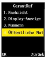 Simvalley XL-937 - Einstellen der GarantRuf-Nummer - 1