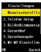 Simvalley XL-937 - Benutzerprofile aktivieren - 2
