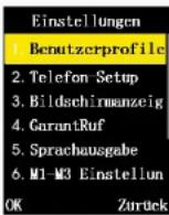 Simvalley XL-937 - Benutzerprofile aktivieren - 11