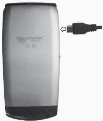 Simvalley XL-937 - SIM-Karte und Akku einlegen - 4