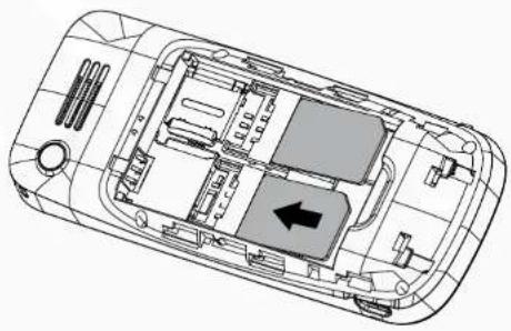 Simvalley SX-315 - Einlegen einer SIM-Karte - 1