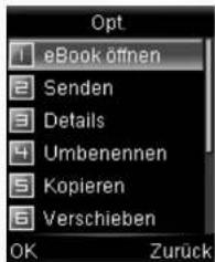 Simvalley SX-315 - Optionsmenüs - 2