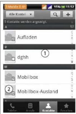 Simvalley SP-120 - So öffnen Sie Ihre Kontakte - 1