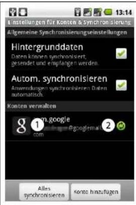 Simvalley SP-120 - So konfigurieren Sie allgemeine Synchronisierungseinstellungen - 1