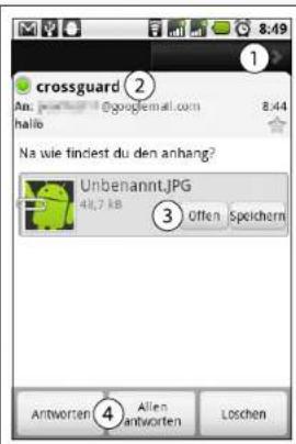 Simvalley SP-120 - So lesen Sie Nachrichten - 1