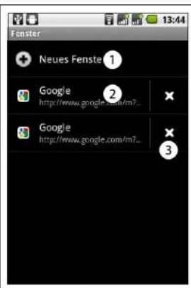Simvalley SP-120 - So wechseln Sie zwischen verschiedenen Browserfenstern - 1