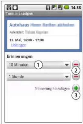 Simvalley SP-120 - So zeigen Sie Informationen zu einem Termin an - 1