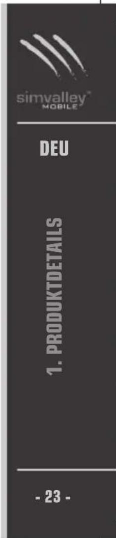Simvalley Easy-5 - Displaysymbole im Hauptdisplay - 2