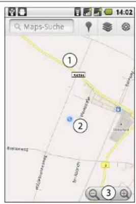 Simvalley SP-40 - So öffnen Sie Maps und zeigen Ihren Standort an - 1