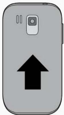 Simvalley SP-40 - SIM-Karten und Akku einlegen - 1