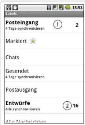 Simvalley SP-40 - ANZEIGEN VON KONVERSATIONEN ANHAND DER LABELS - 1