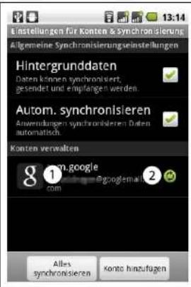 Simvalley SP-40 - So konfigurieren Sie allgemeine Synchronisierungseinstellungen - 1