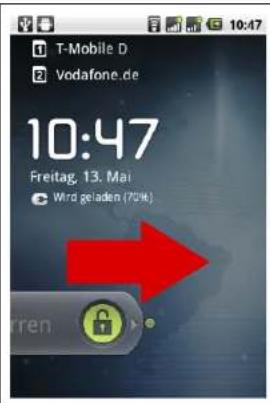 Simvalley SP-40 - So wecken Sie das Telefon auf - 1