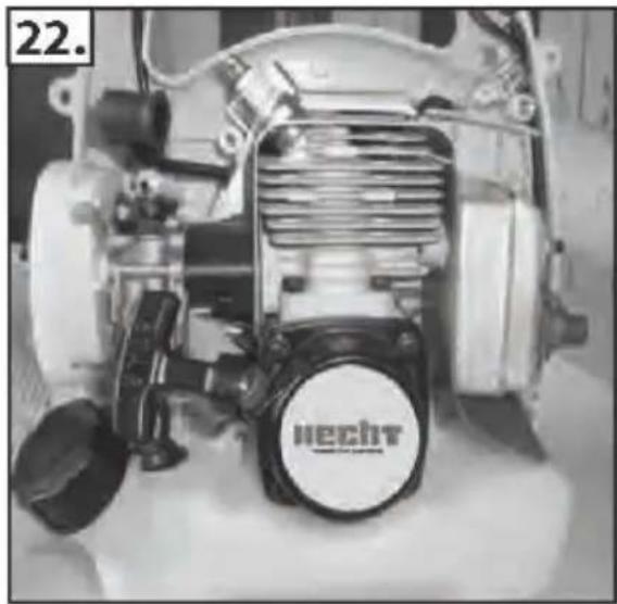 Hecht 926 R - WARTUNG DES FUNKENSCHUTZES - 1