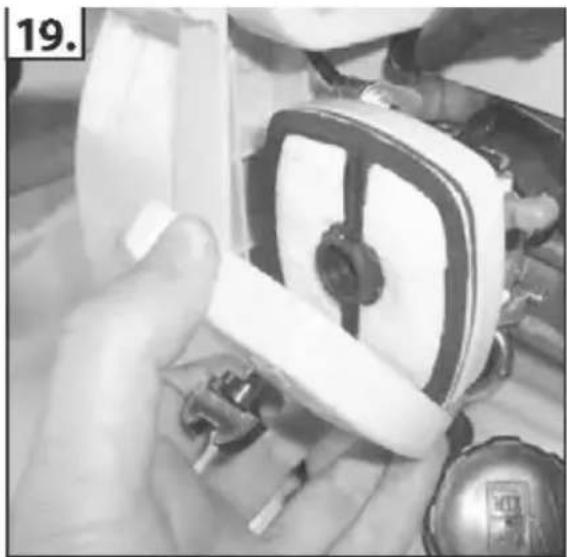 Hecht 926 R - PRÜFEN DES LUFTFILTERS - 1