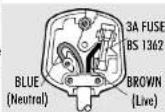 Audiolab 8000CDE - Connecting a Mains Plug - 1