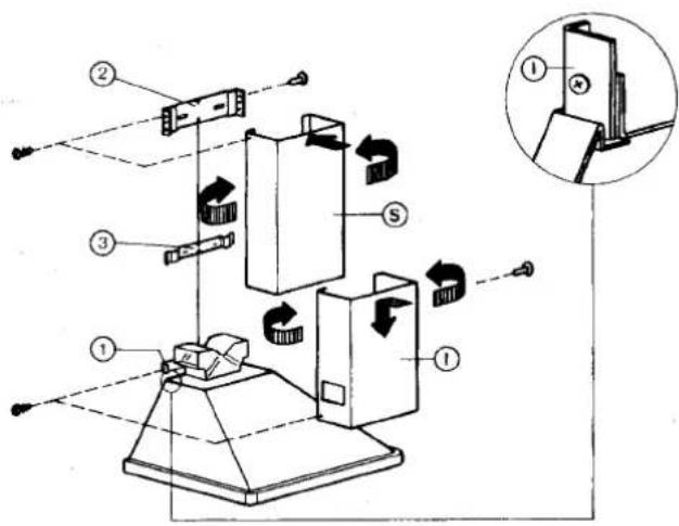 ELEKTRO HELIOS SF955-2 - Montering av skorstenssättet - 1