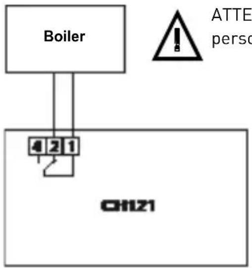 Fantini Cosmi CH121 - ELECTRICAL CONNECTIONS - 1