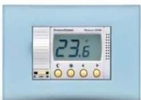 Fantini Cosmi C50 - Flush-mounting room thermostat, with batteries, 2 temperature levels - 4