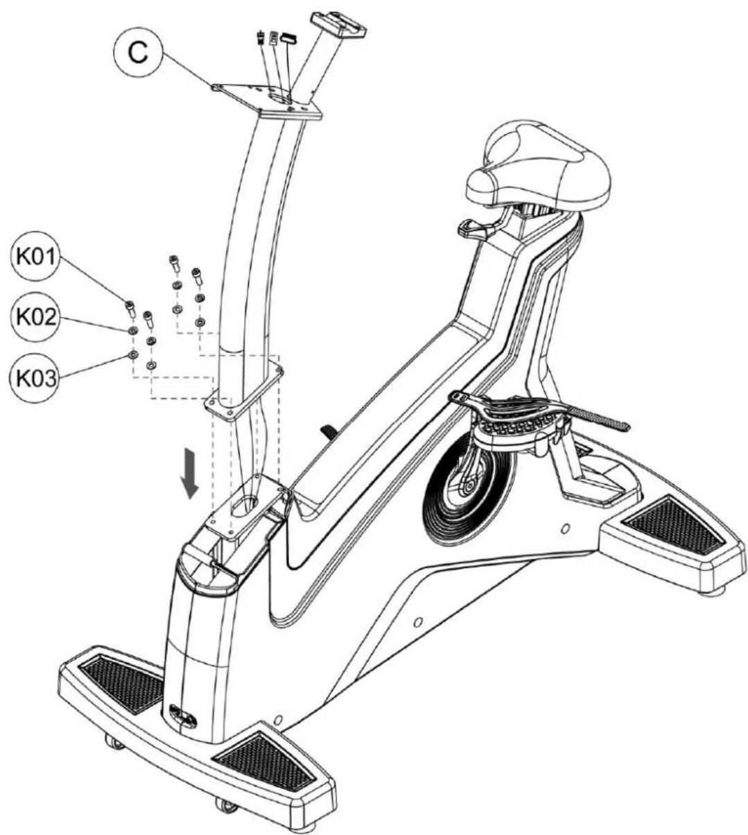 Finnlo Maximum B22 3452 - ■STEP 2 ASSEMBLE FRAME AND CONTROL TUBE - 1