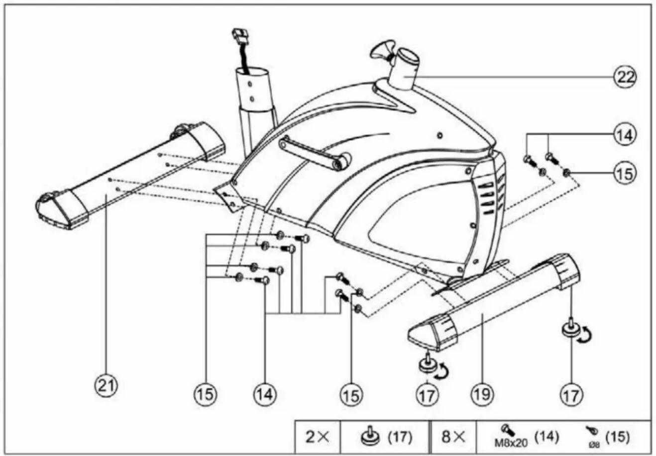Finnlo Exum XT Snow 3176 - Montageschritte/Assembly steps - 1