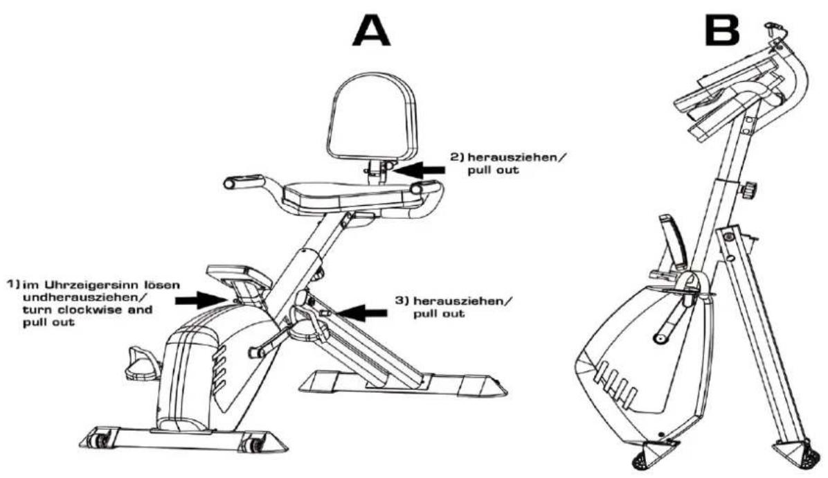 Finnlo Fold-X 3105 - Zusammenklappen /Folding the bike - 1
