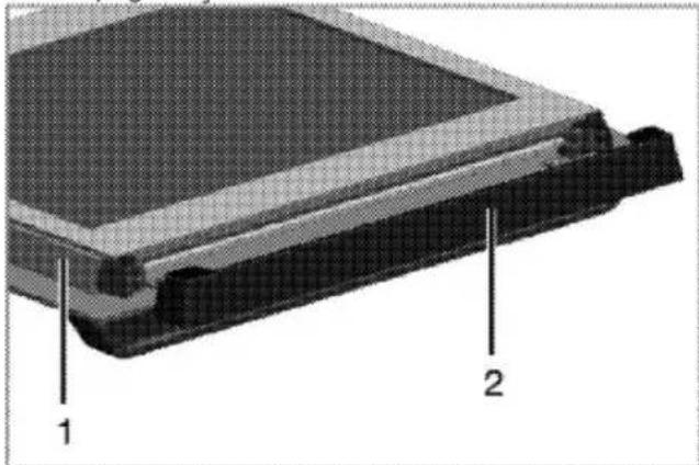 Arçelik 8641 - Kapak iç camının yerinden çıkarılması (Kapak 2 camlı ise) - 1